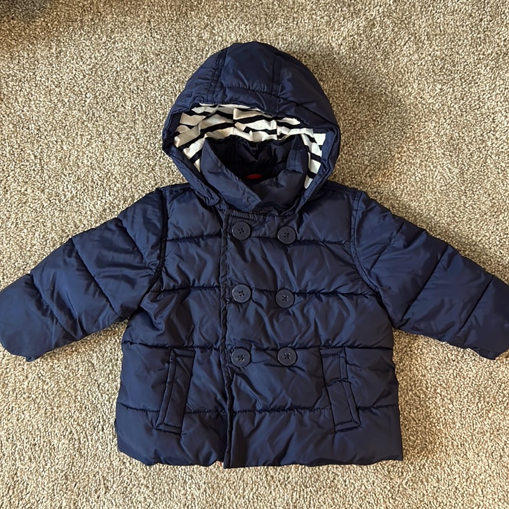 Gap Toddler Navy Puffer Coat (18-24 mths)